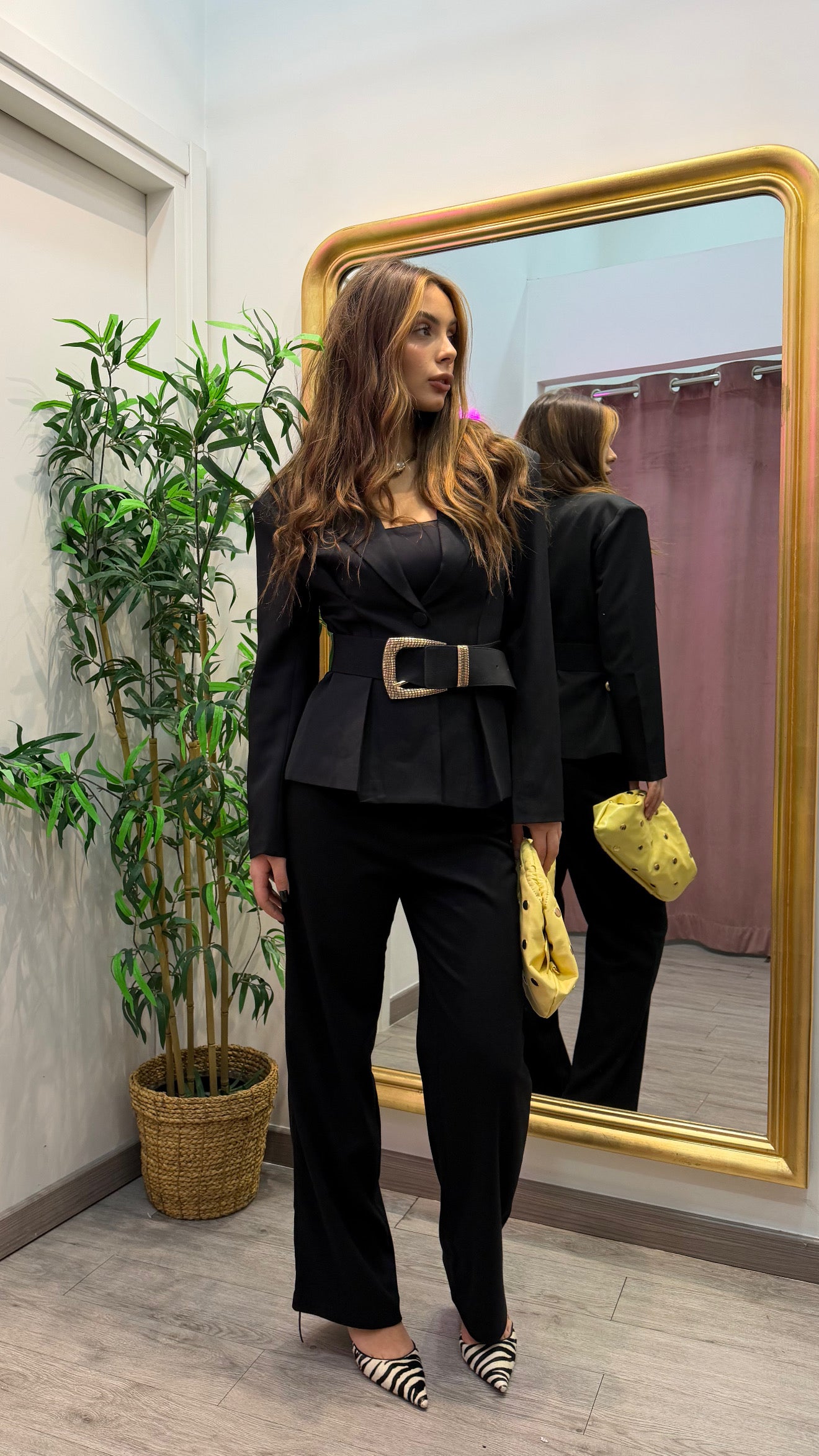 Blazer sfiancato black