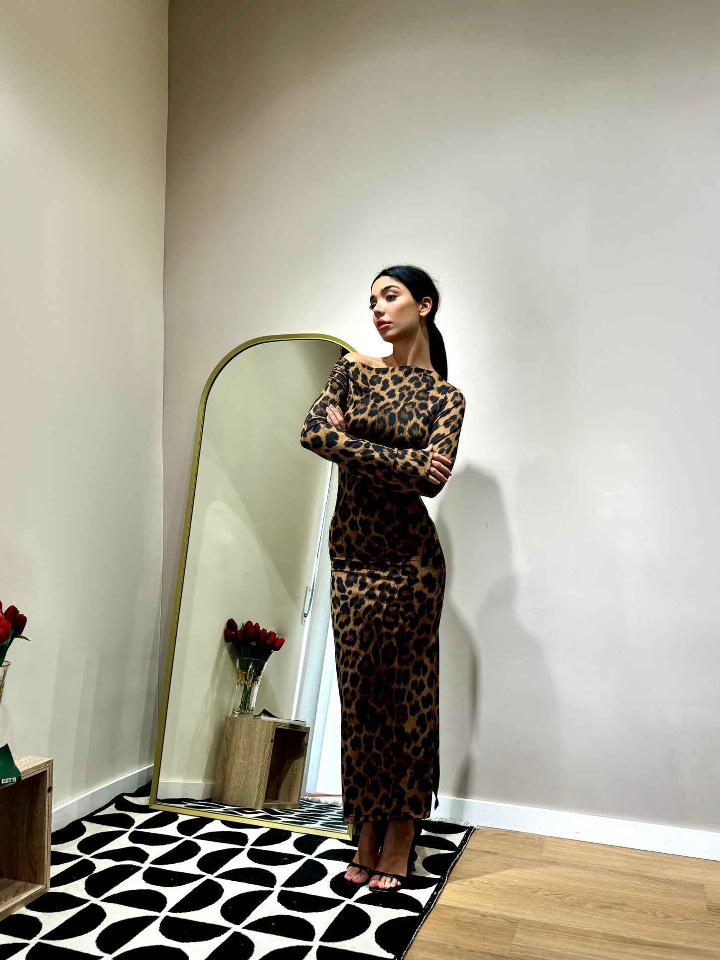 Abito animalier kate