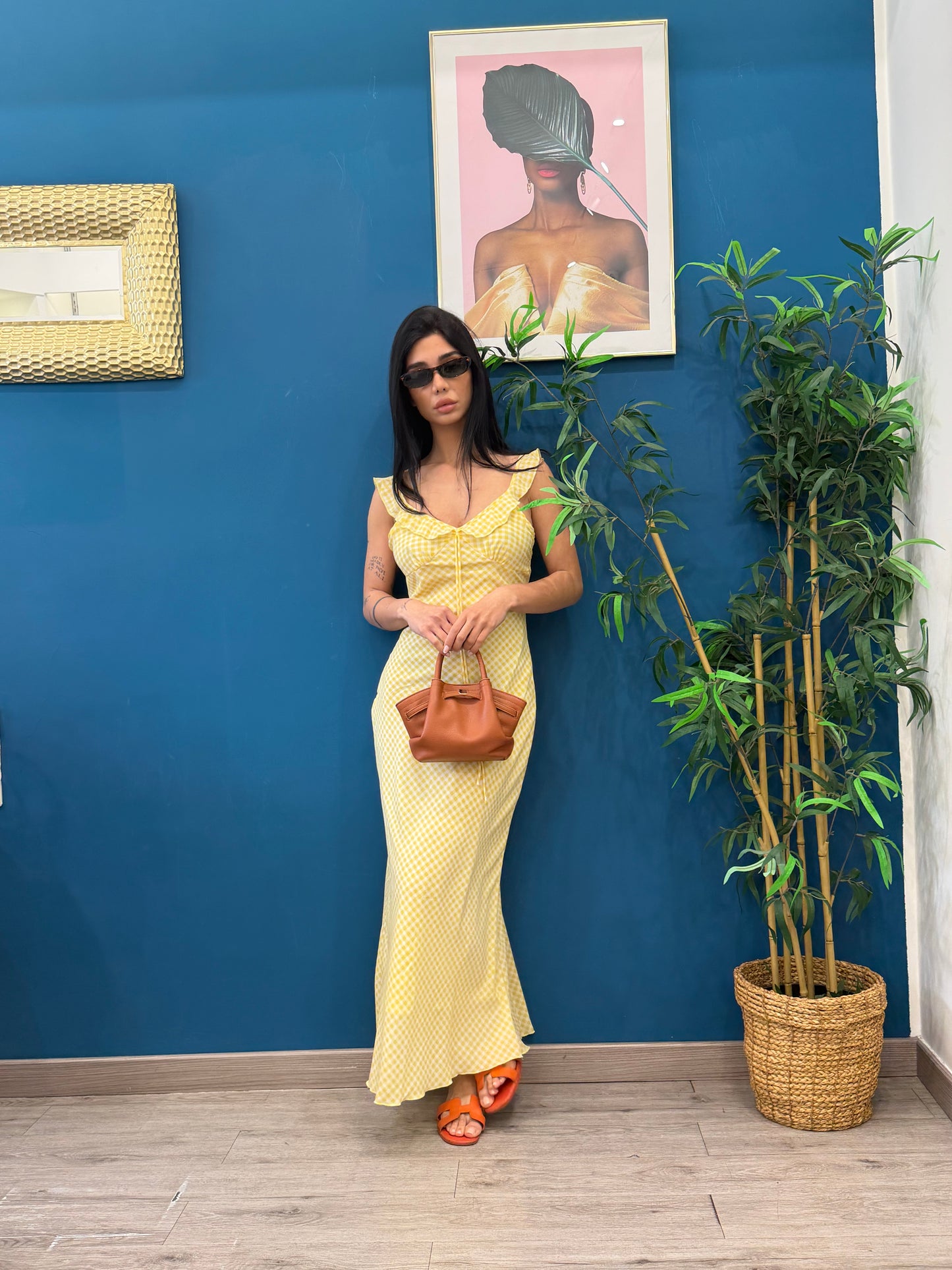 Abito desy yellow