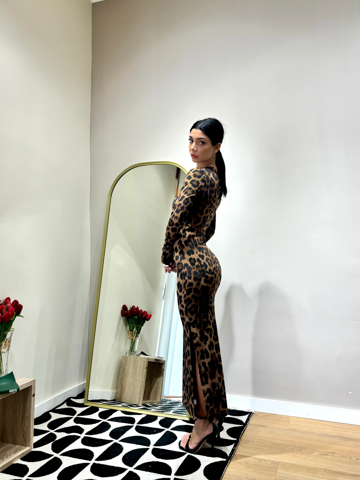 Abito animalier kate