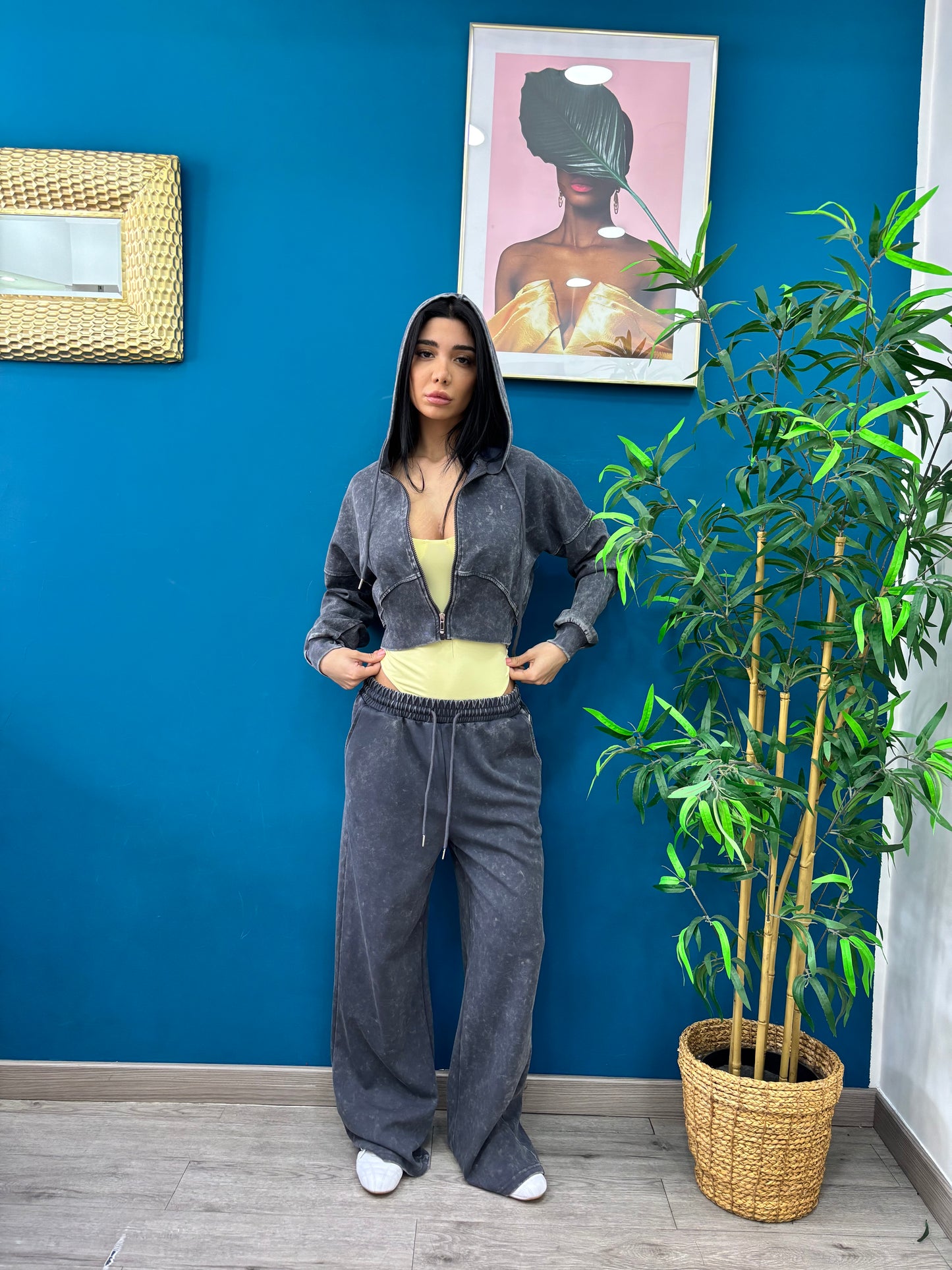 Tuta comfy zip