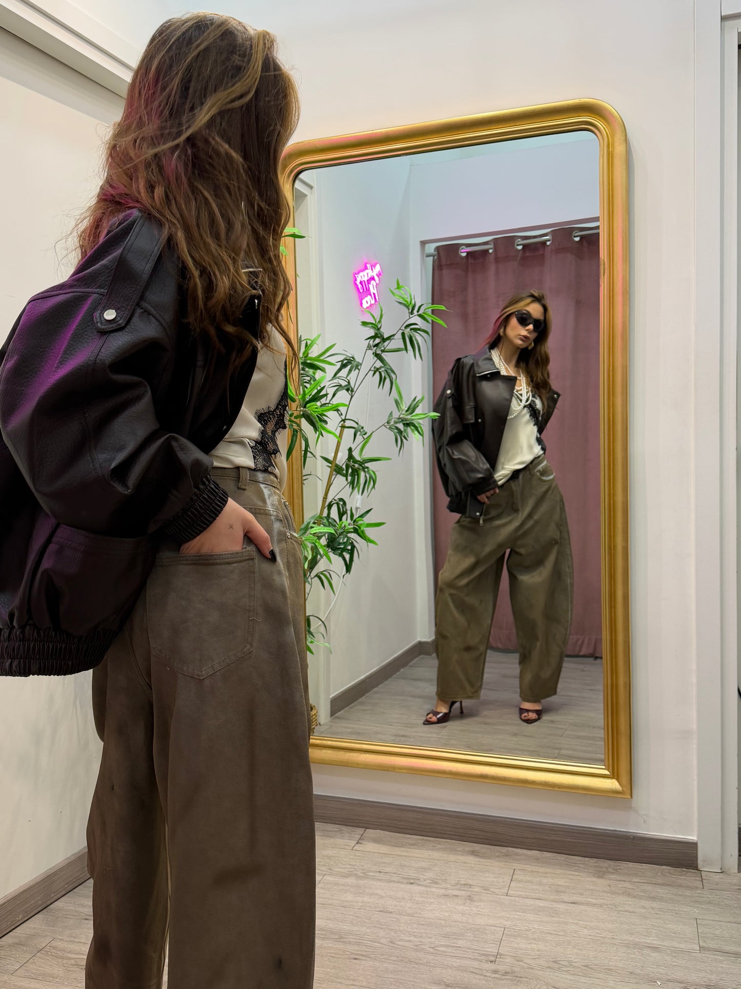 Jeans ballon sfumato