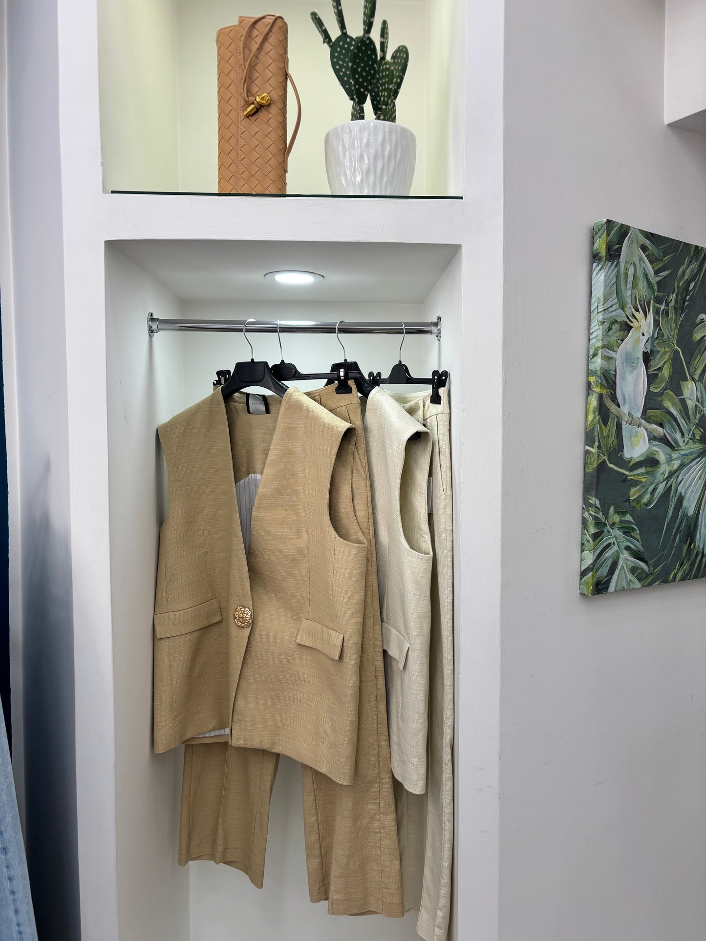 Gilet elegancia( panna / sabbia )