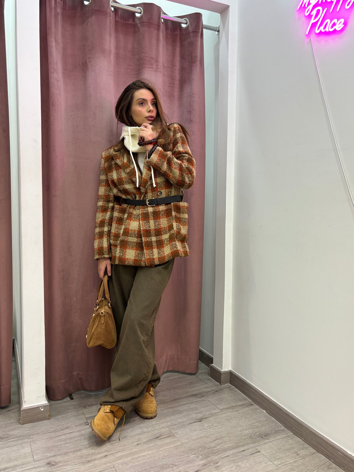 Blazer a quadri mood vintage