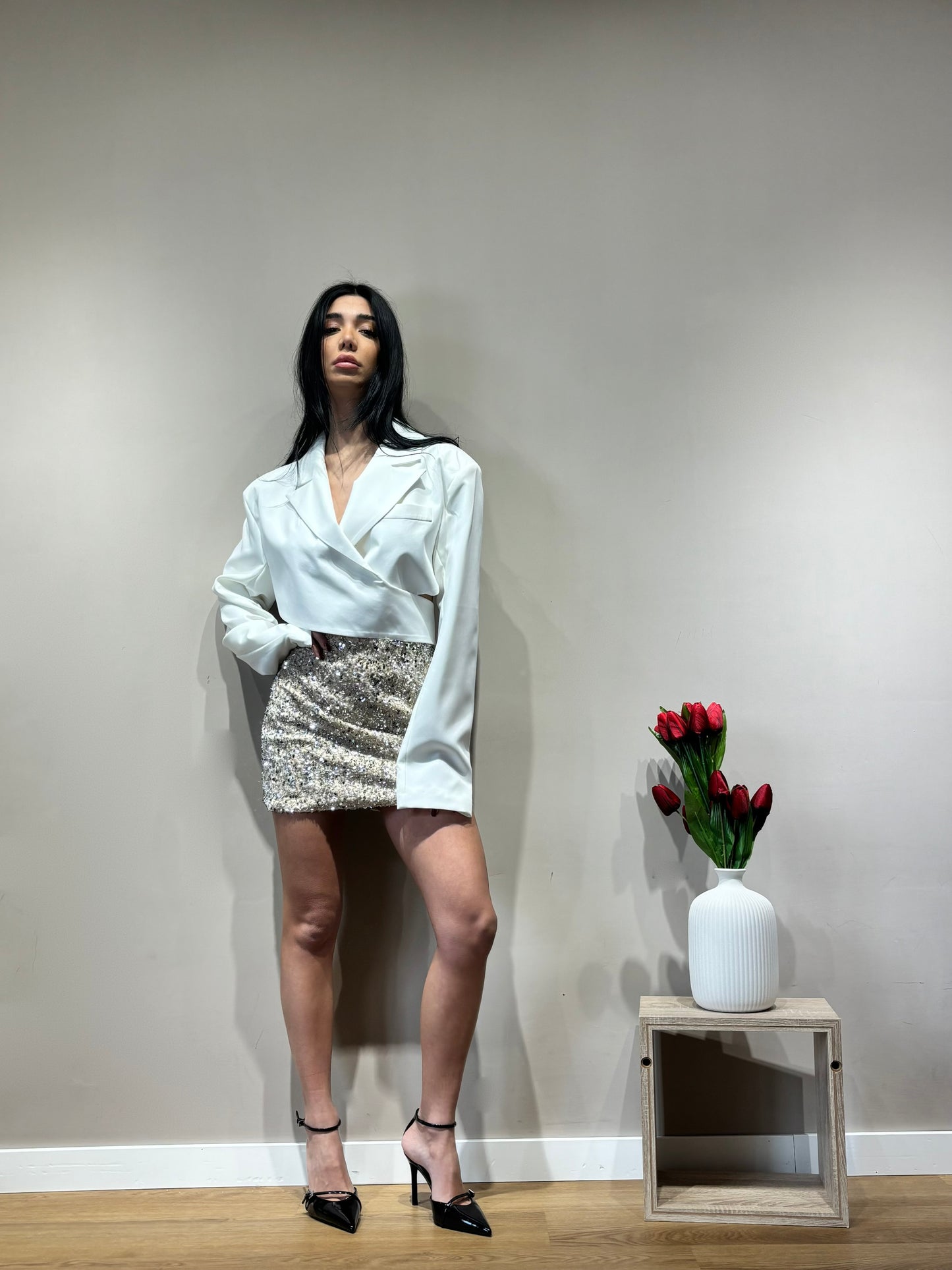 Blazer Cropped lumina