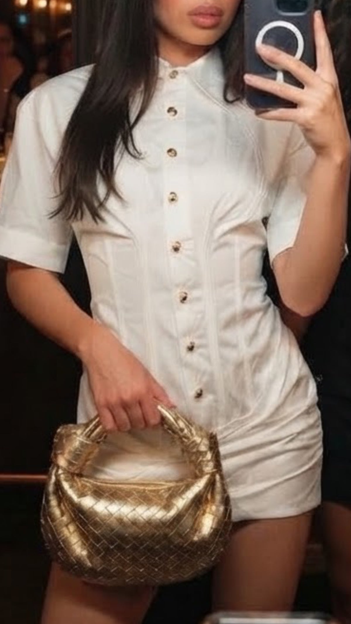 Dress dolly ( white / black )