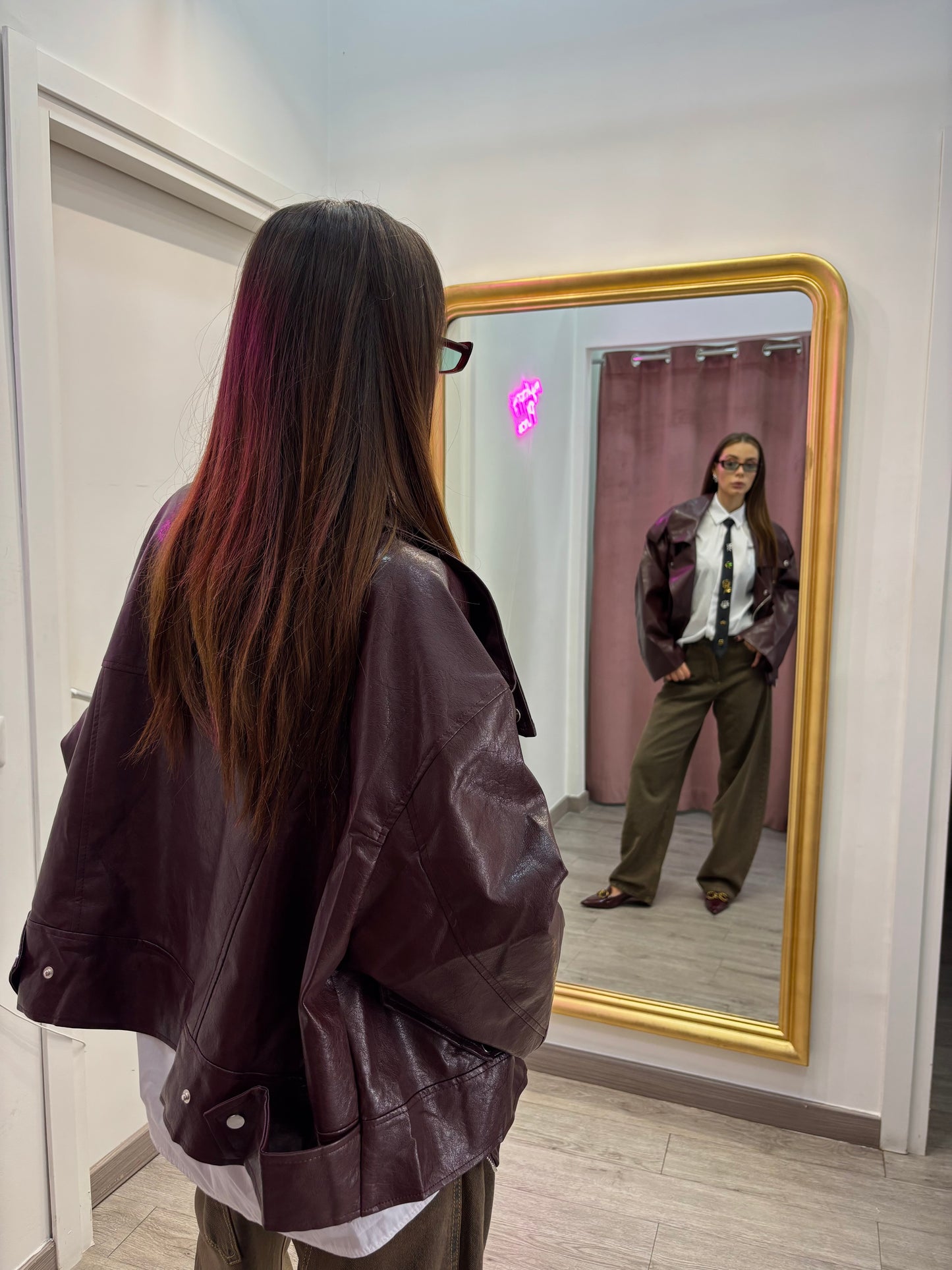 Maxi Jacket bordeaux