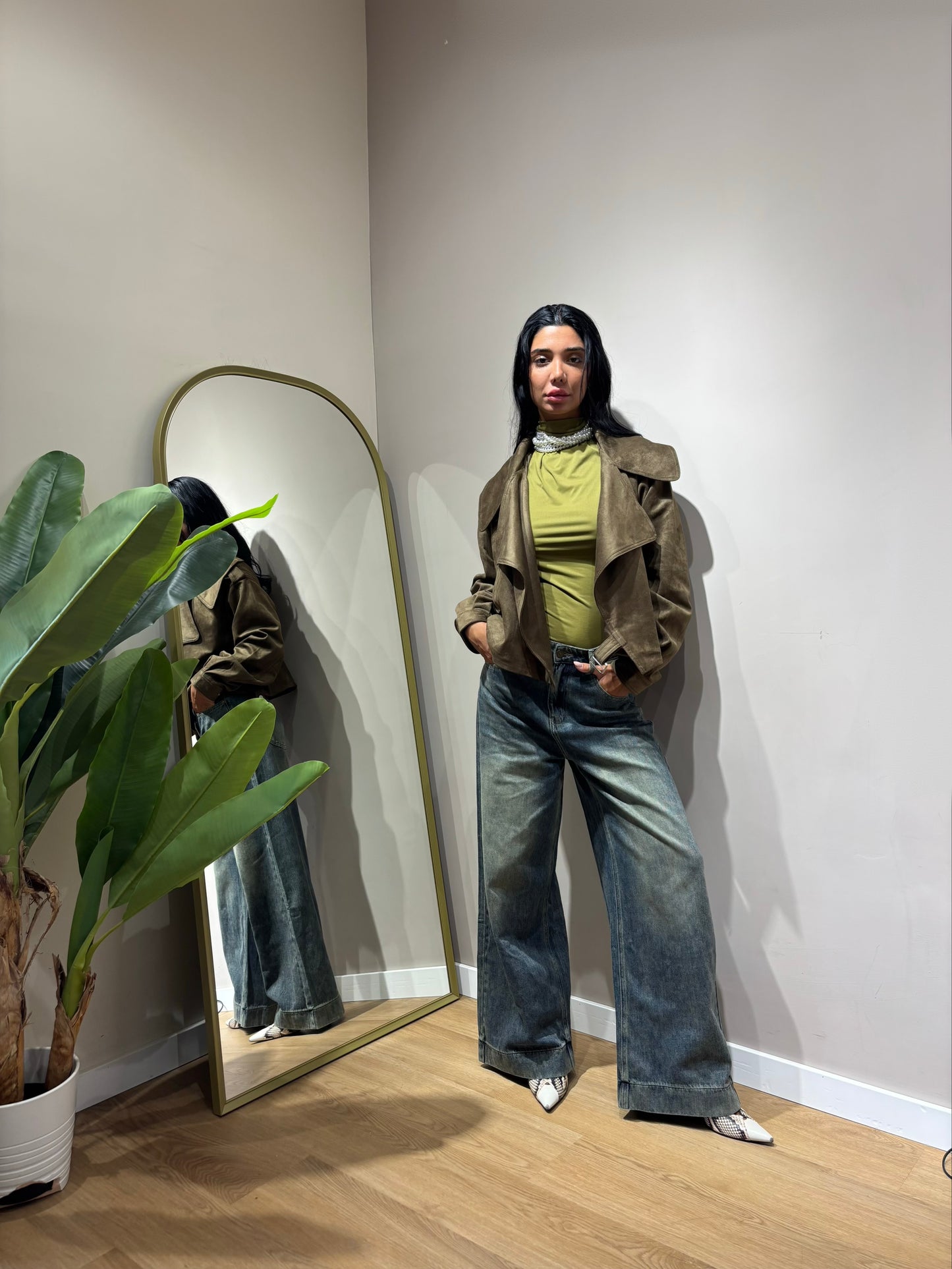 Jacket suade