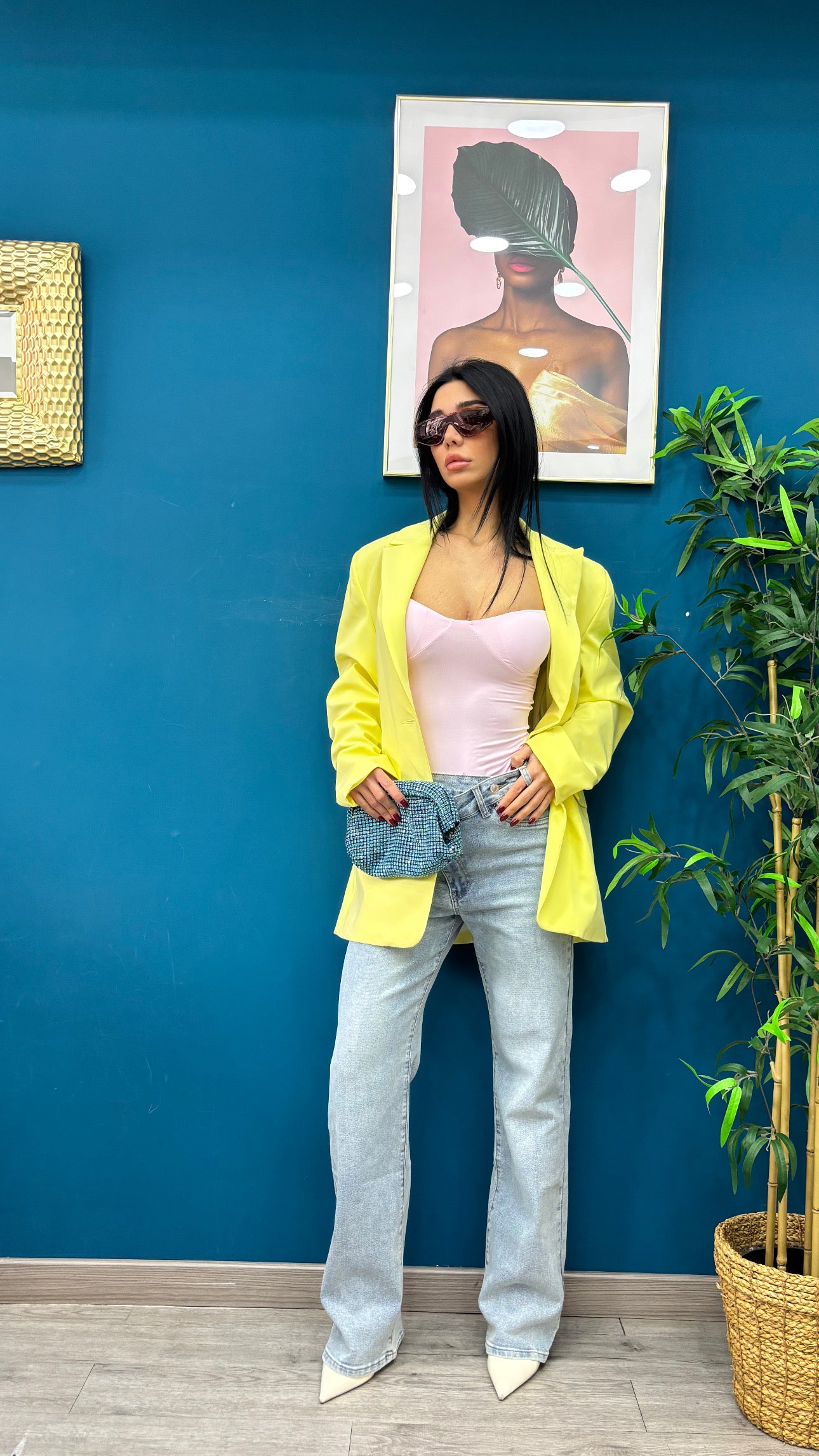 Blazer con cintura regolabile lumina