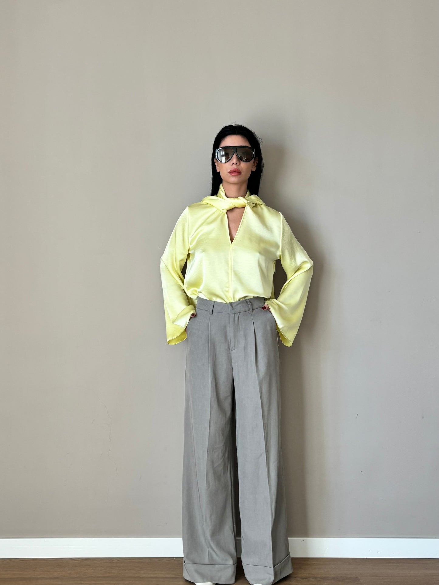 Camicia satin (+ colori )