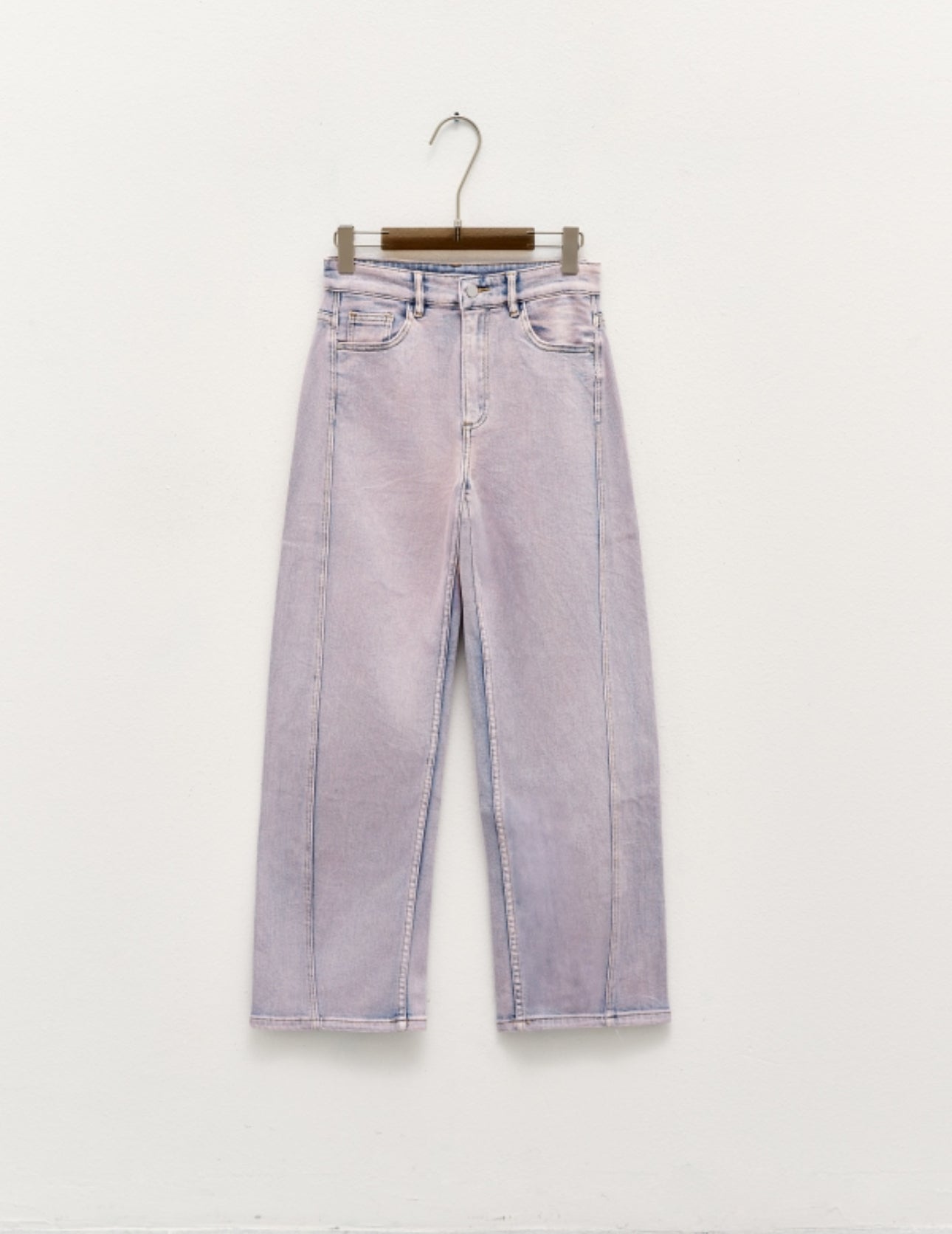 Jeans sfumato lavanda