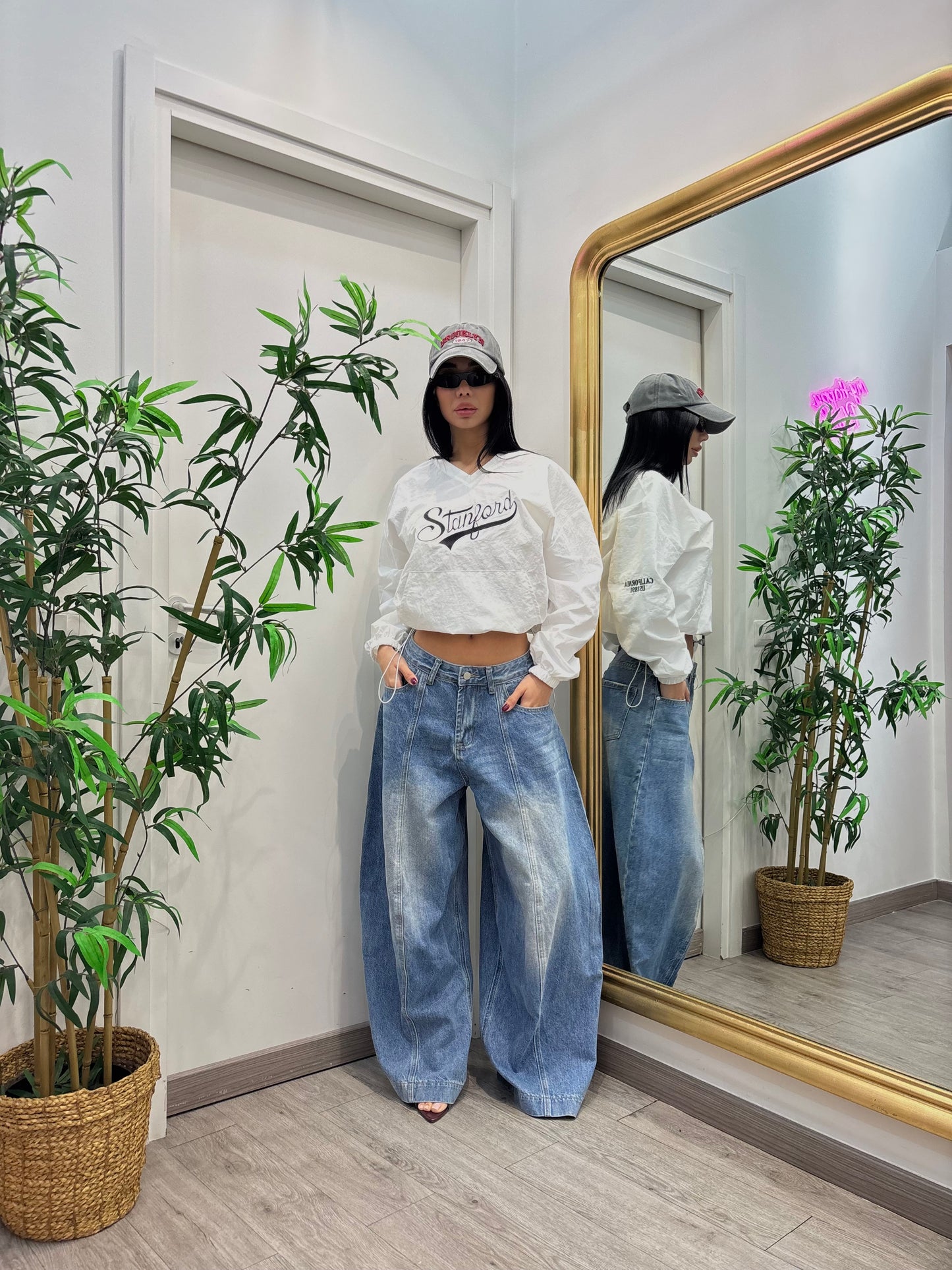 Jeans carpenter fisso lavaggio medio chiaro