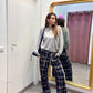 Pantaloni comfy a quadri