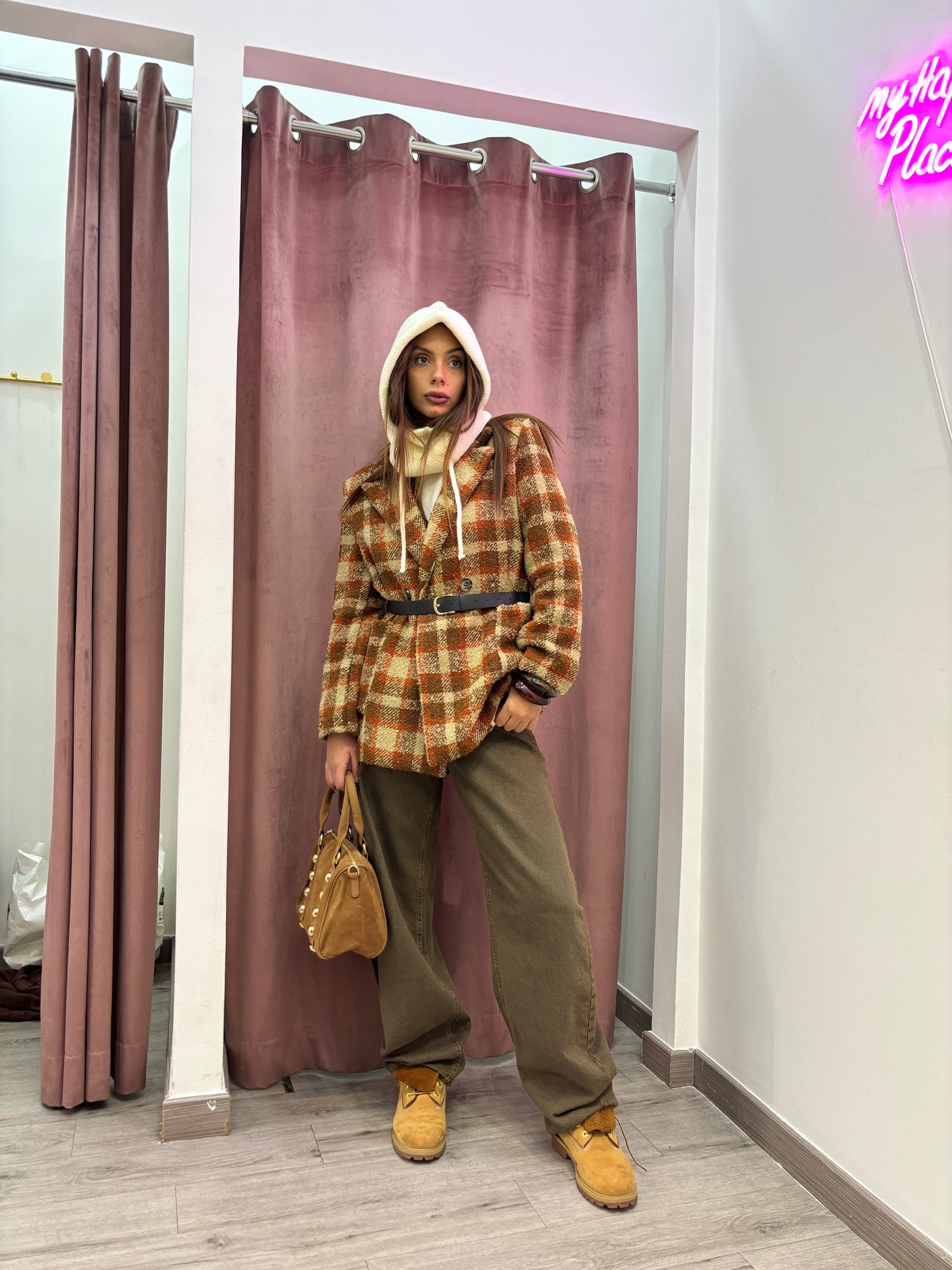 Blazer a quadri mood vintage