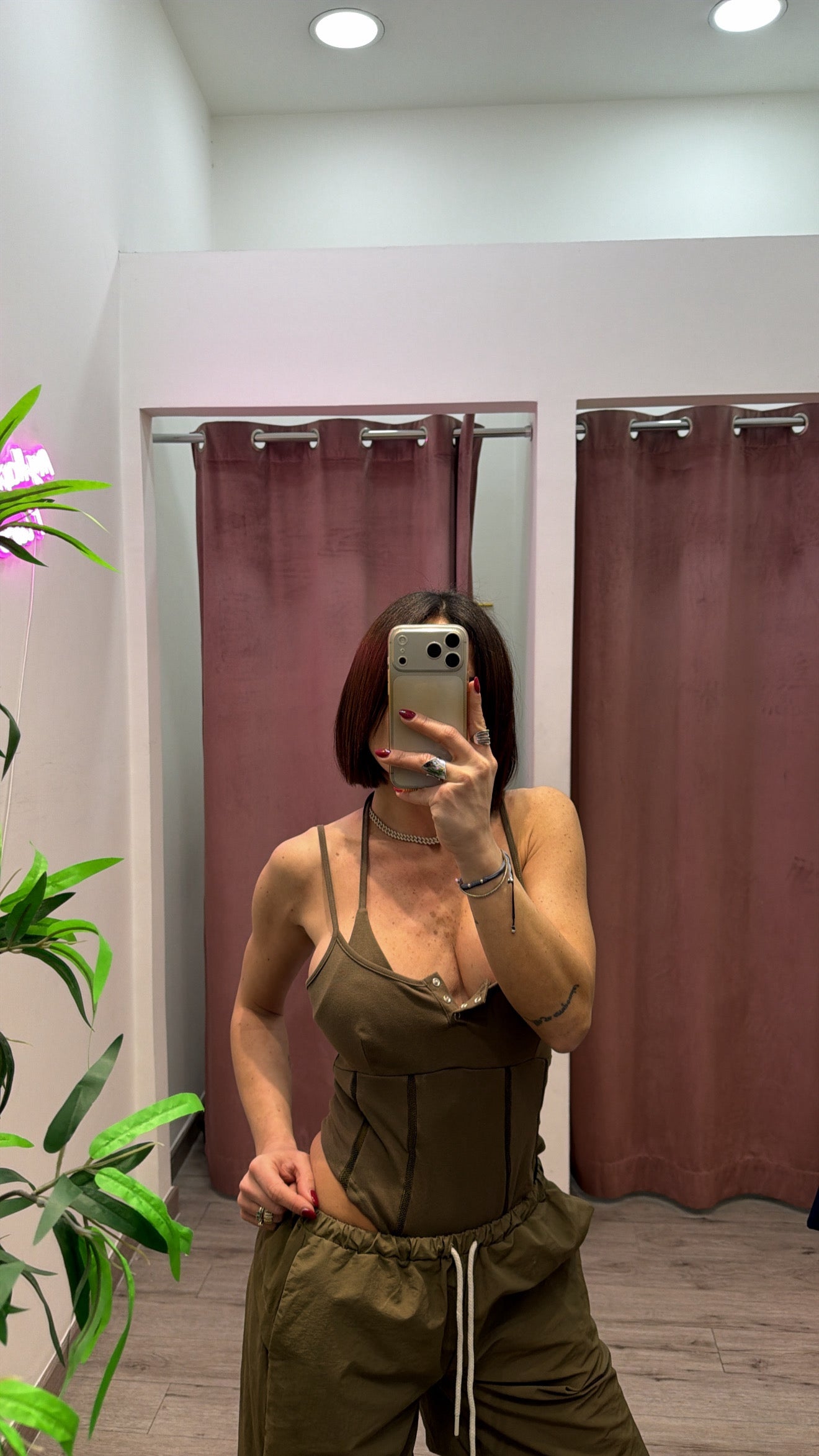 Set miami ( verde olio / grigio )