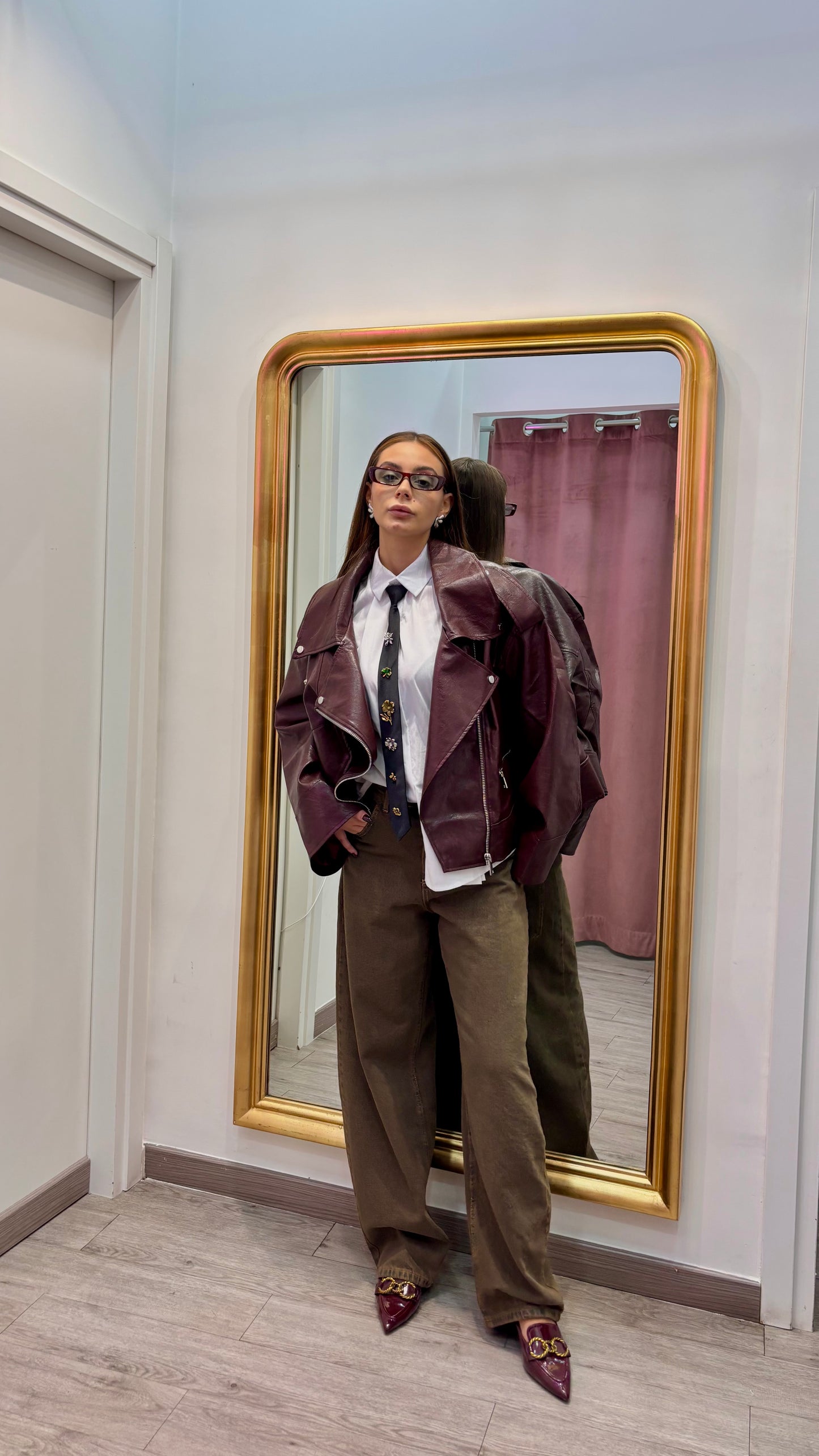 Maxi Jacket bordeaux