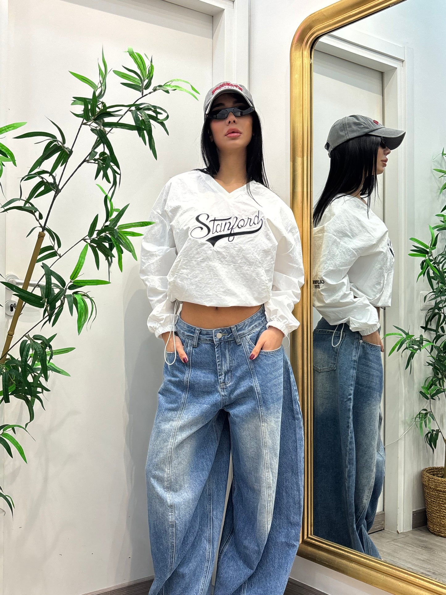 Jeans carpenter fisso lavaggio medio chiaro