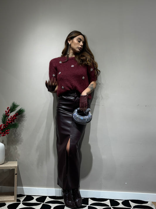 Pull élite burgundi