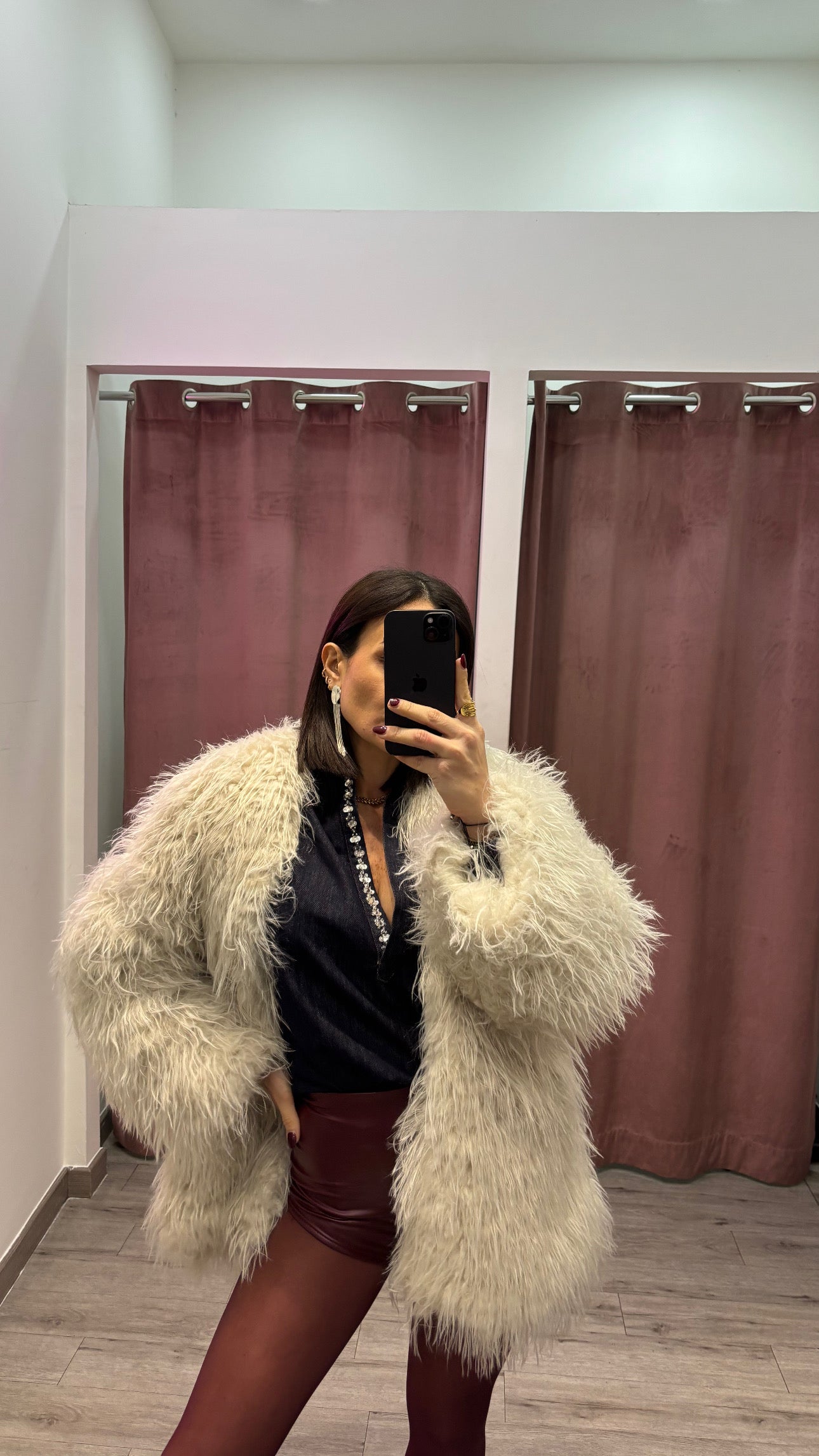 Culotte in similpelle