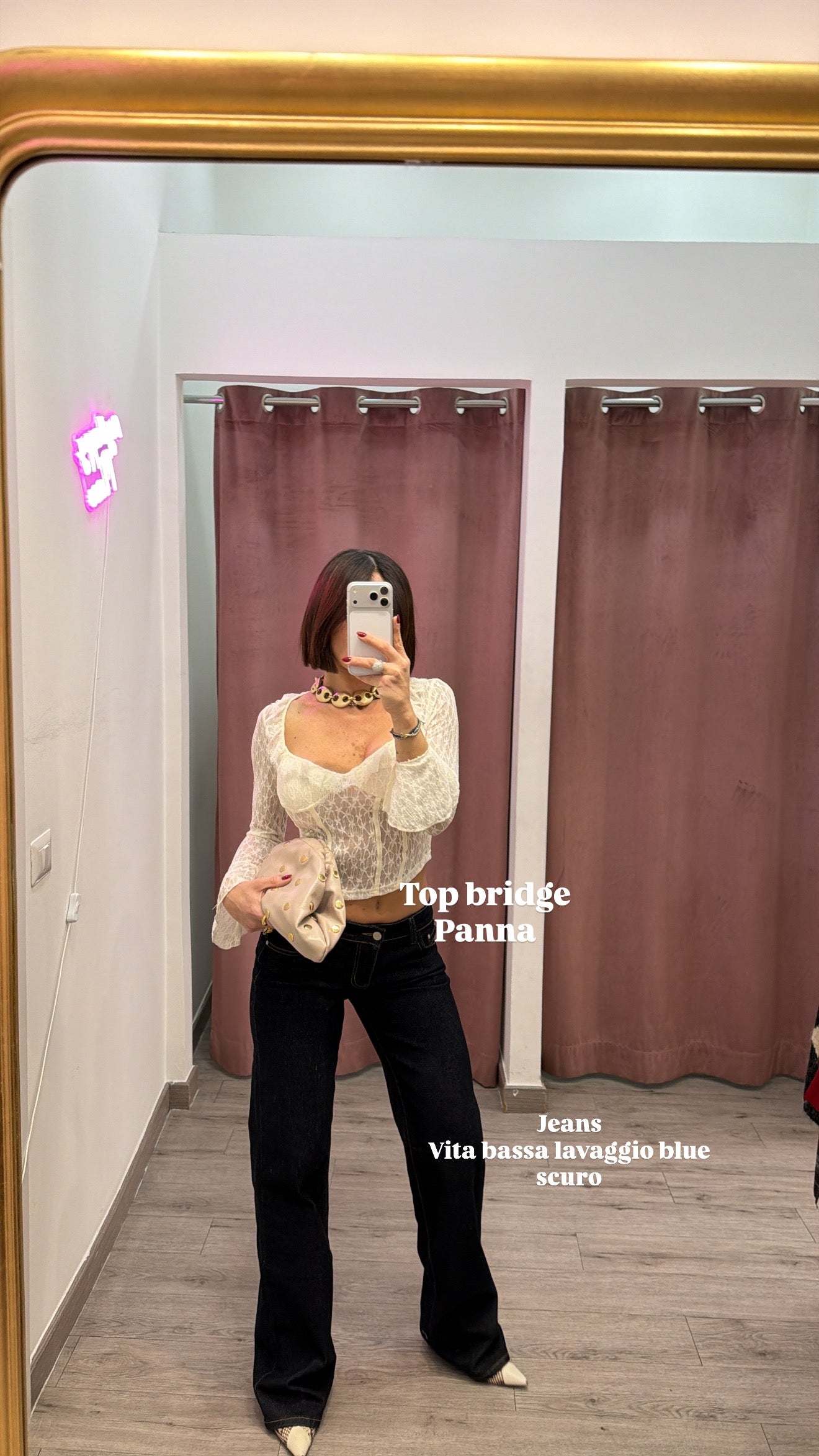 Jeans vita bassa blue