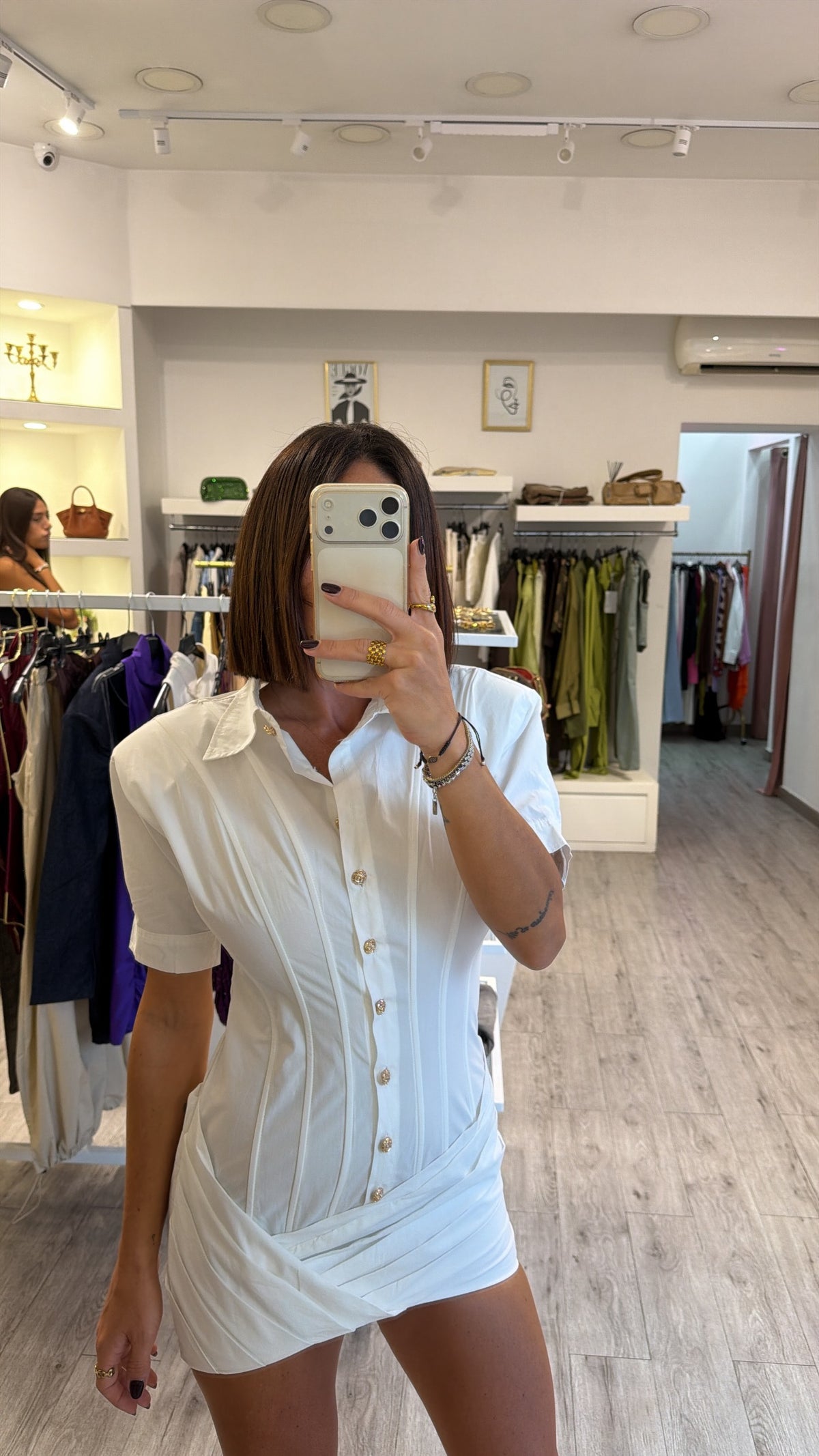 Dress dolly ( white / black )
