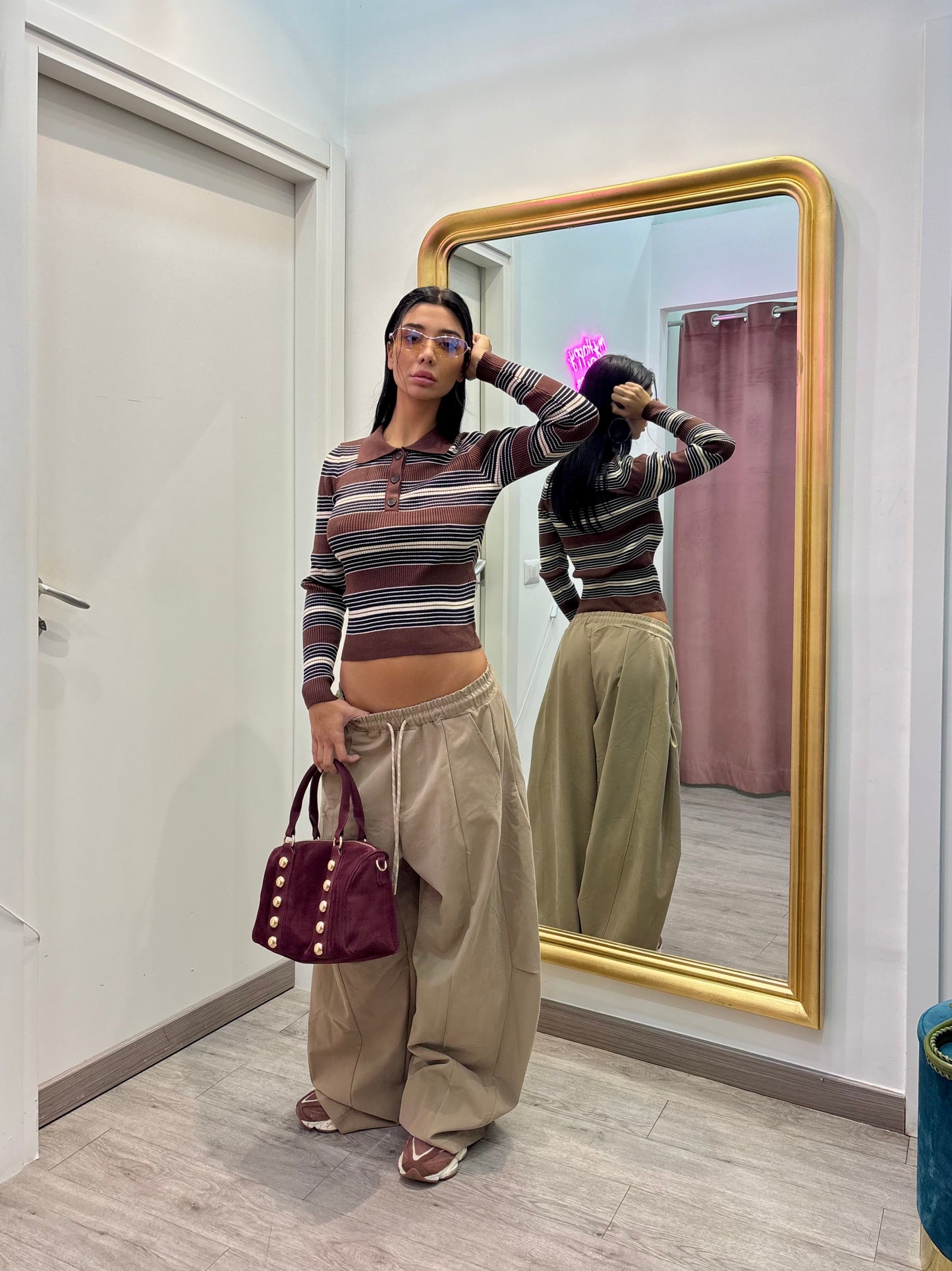 Pantaloni ballon effetto suade ( +colori)