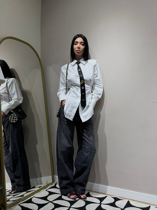 Camcia maxi spalla white