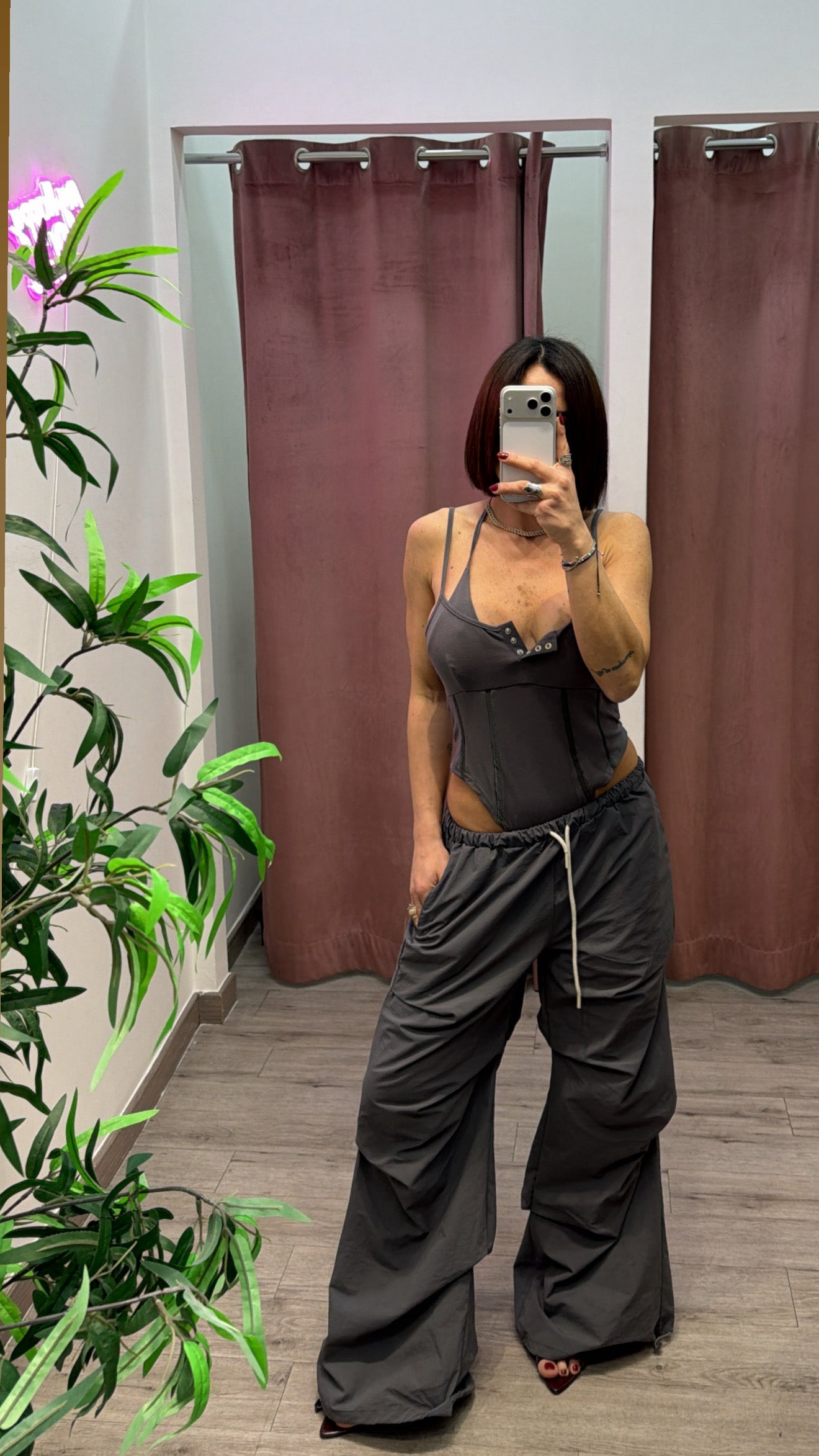 Set miami ( verde olio / grigio )