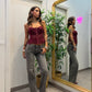 Jeans fume’ vita bassa