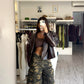Jeans mimetico modello cargo