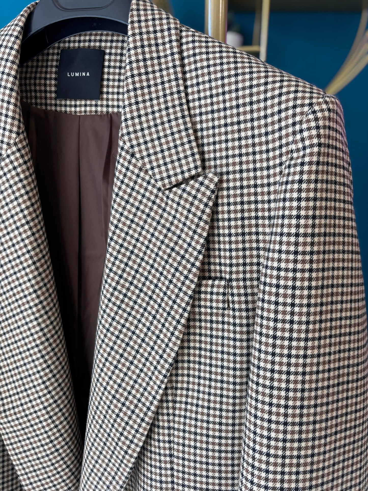 Blazer pied de poule