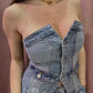 Top denim lumina