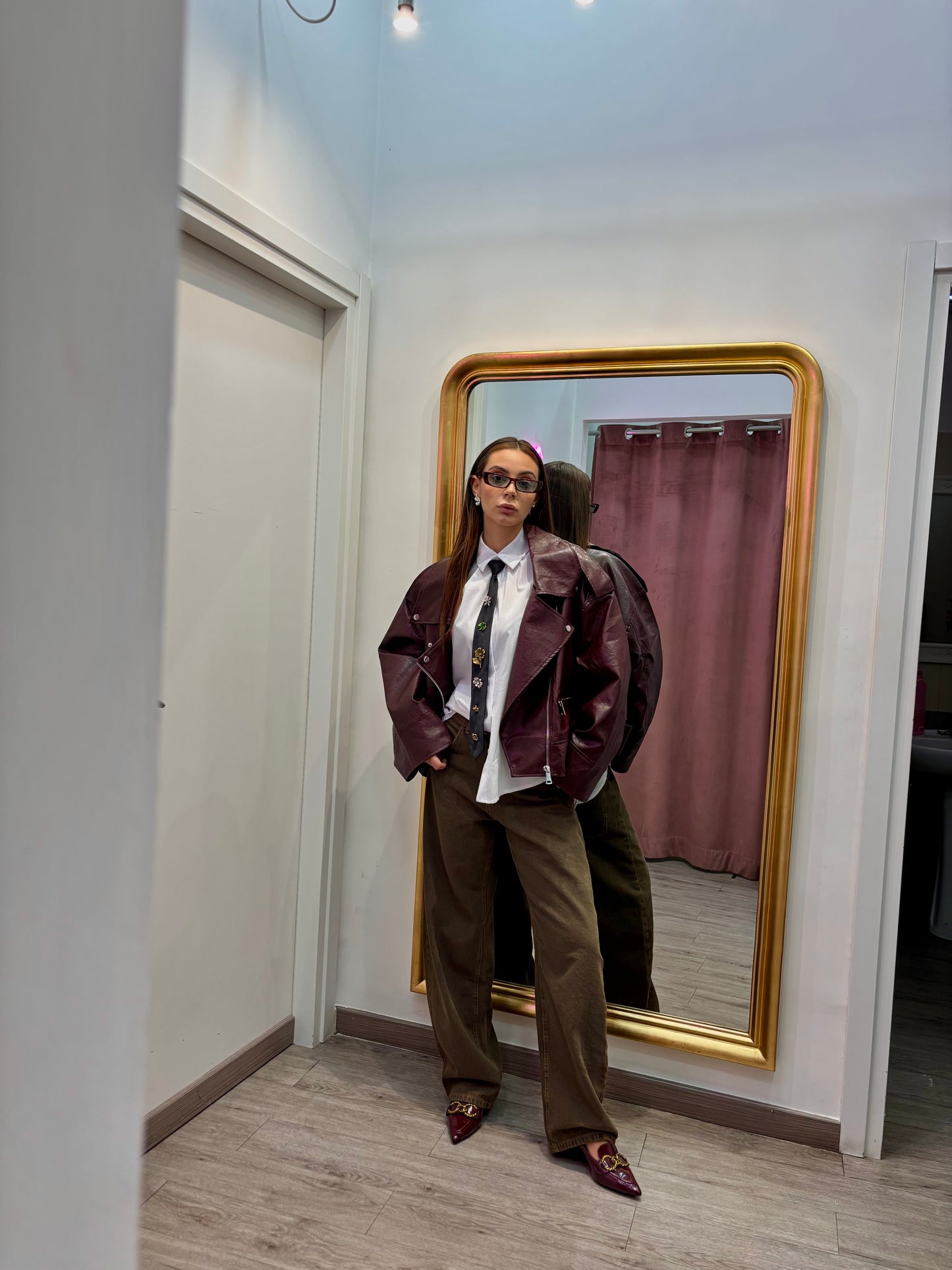 Maxi Jacket bordeaux