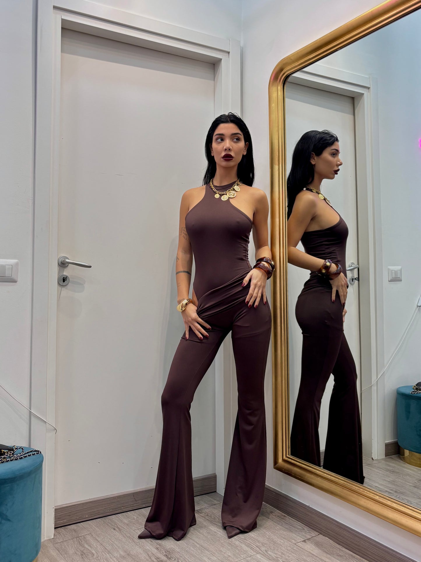 Jumpsuit zuma ( nera/ marrone )