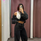Giacca cropped candy