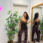 Pantaloni in similpelle lumina