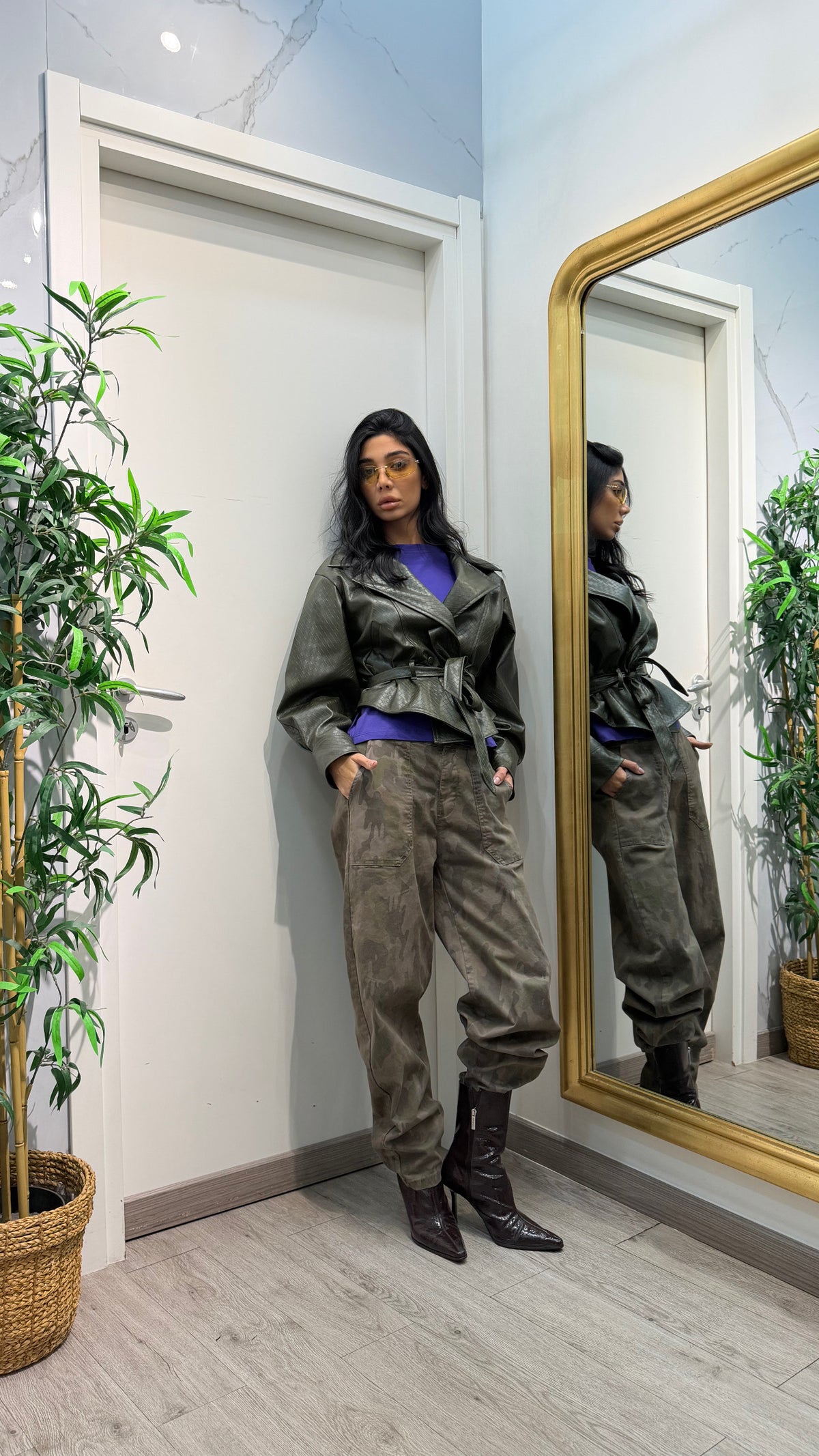 Jacket just verde bottiglia