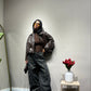 Bomber in simil pelle