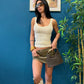 Mini maxi belt( nero/ verde militare )