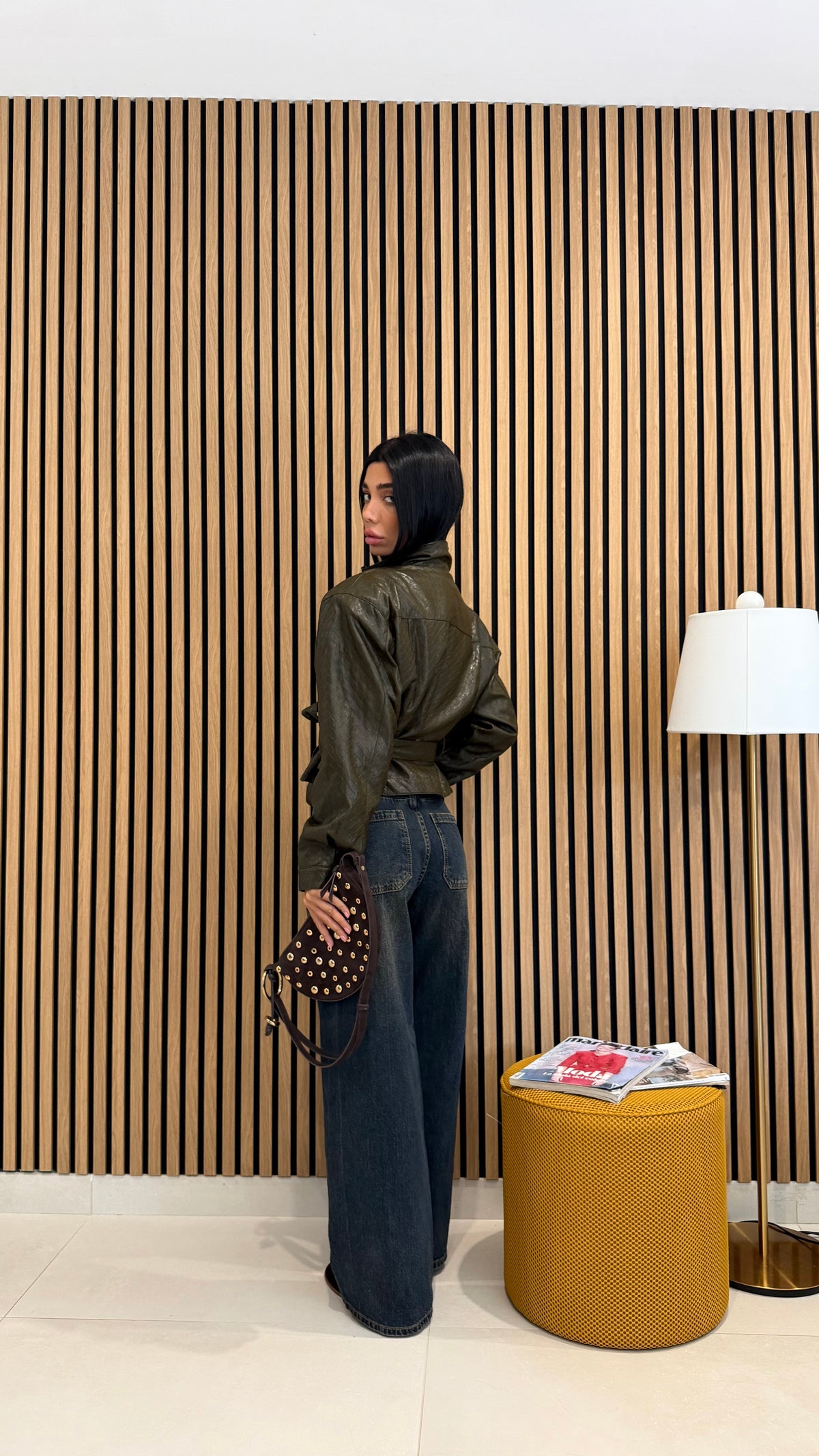 Jeans wide leg tiran