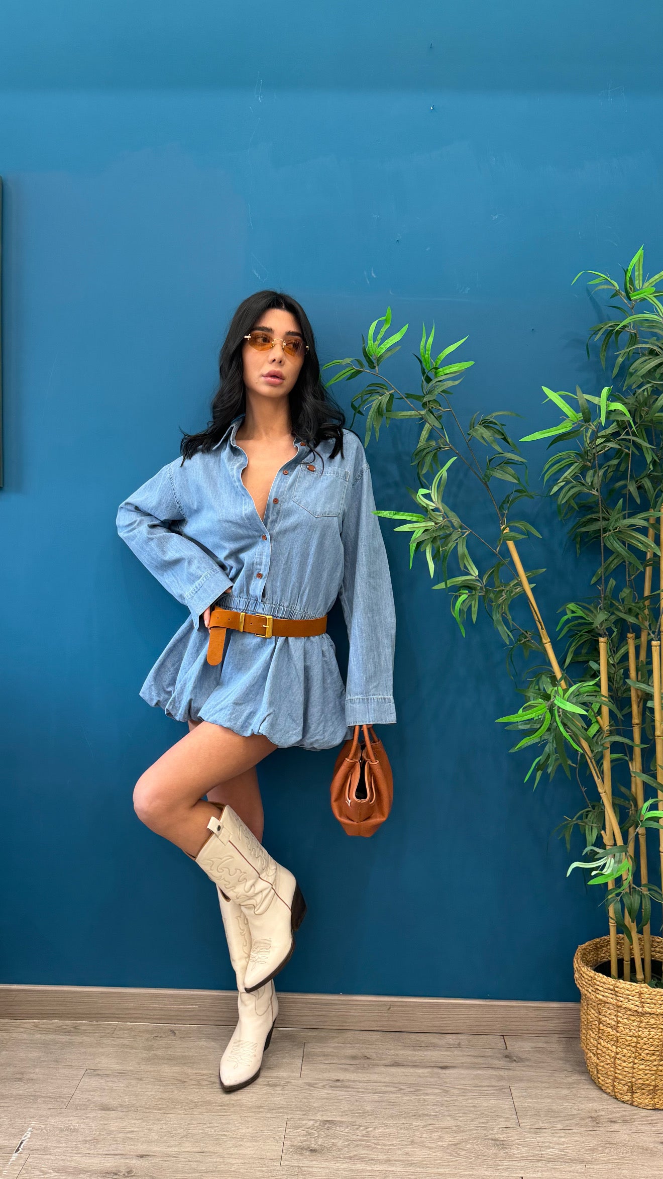 Abito dolls in denim