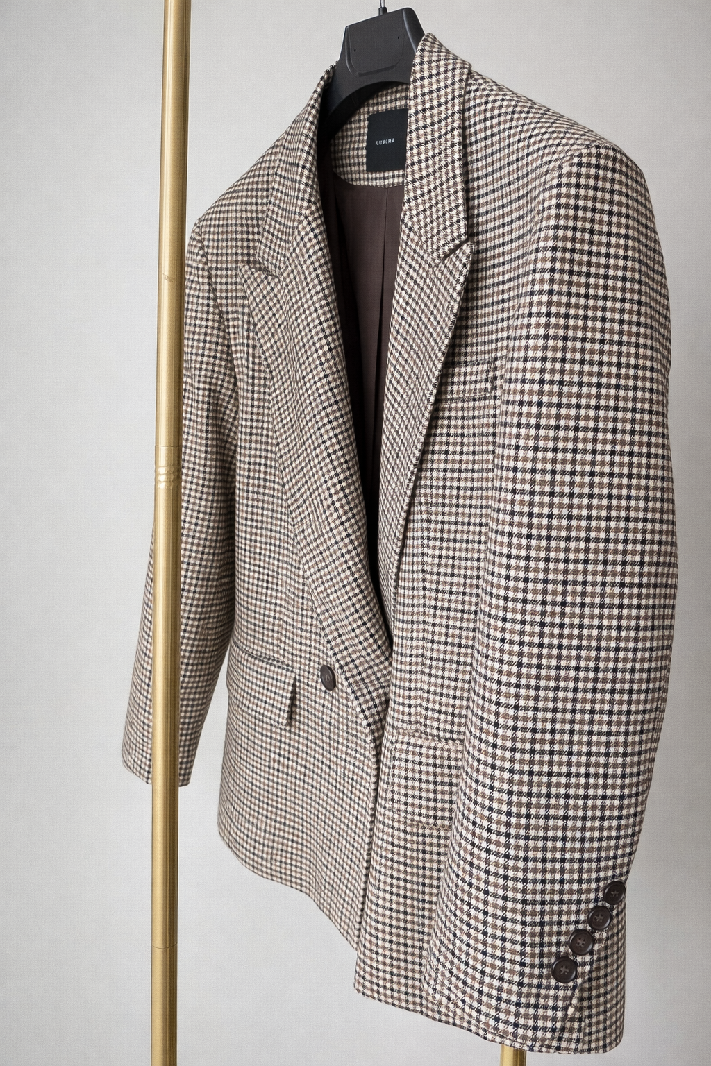 Blazer pied de poule