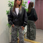 Bomber eco ( marrone / nero)