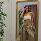 Pantaloni maxi pence
