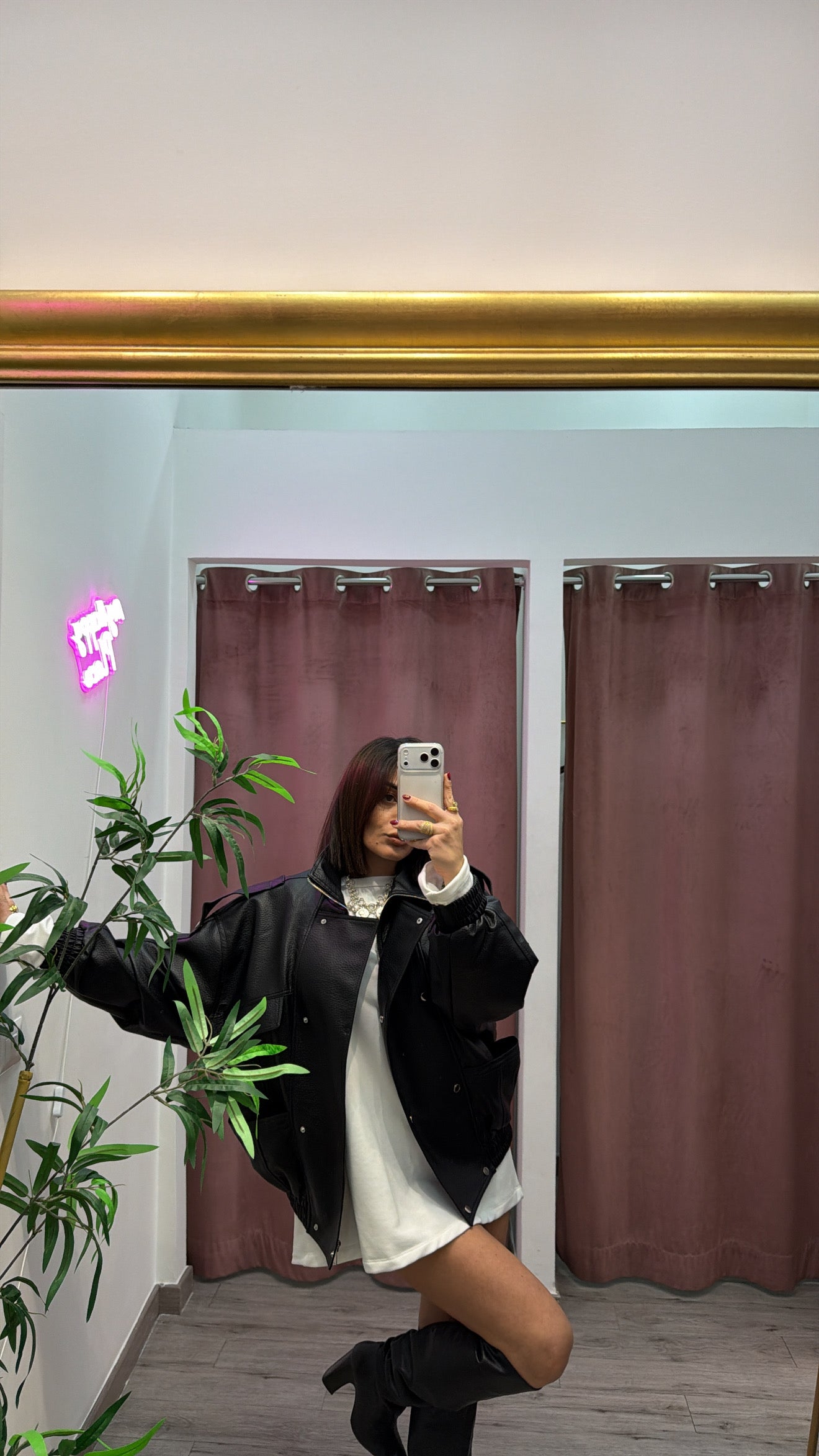 Bomber eco( nero / marrone )