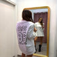 Maxi shirt barock and roll ( nera bianca / bianca-nera  )