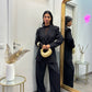 Blazer sfiancato nero by lumina