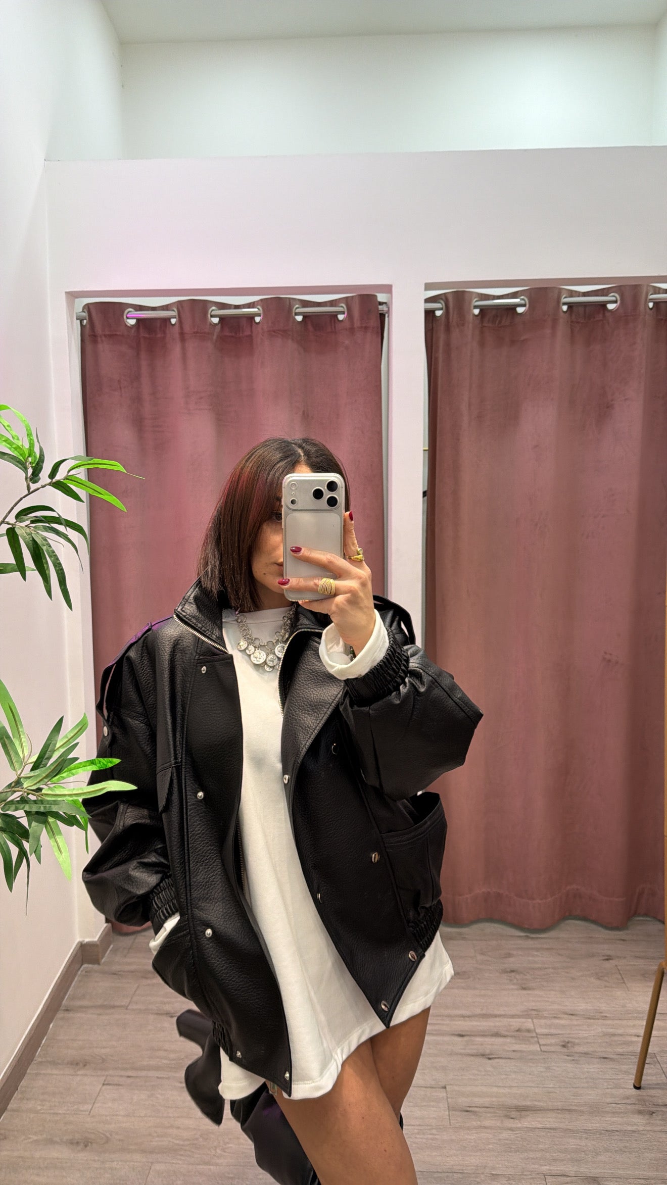 Bomber eco( nero / marrone )