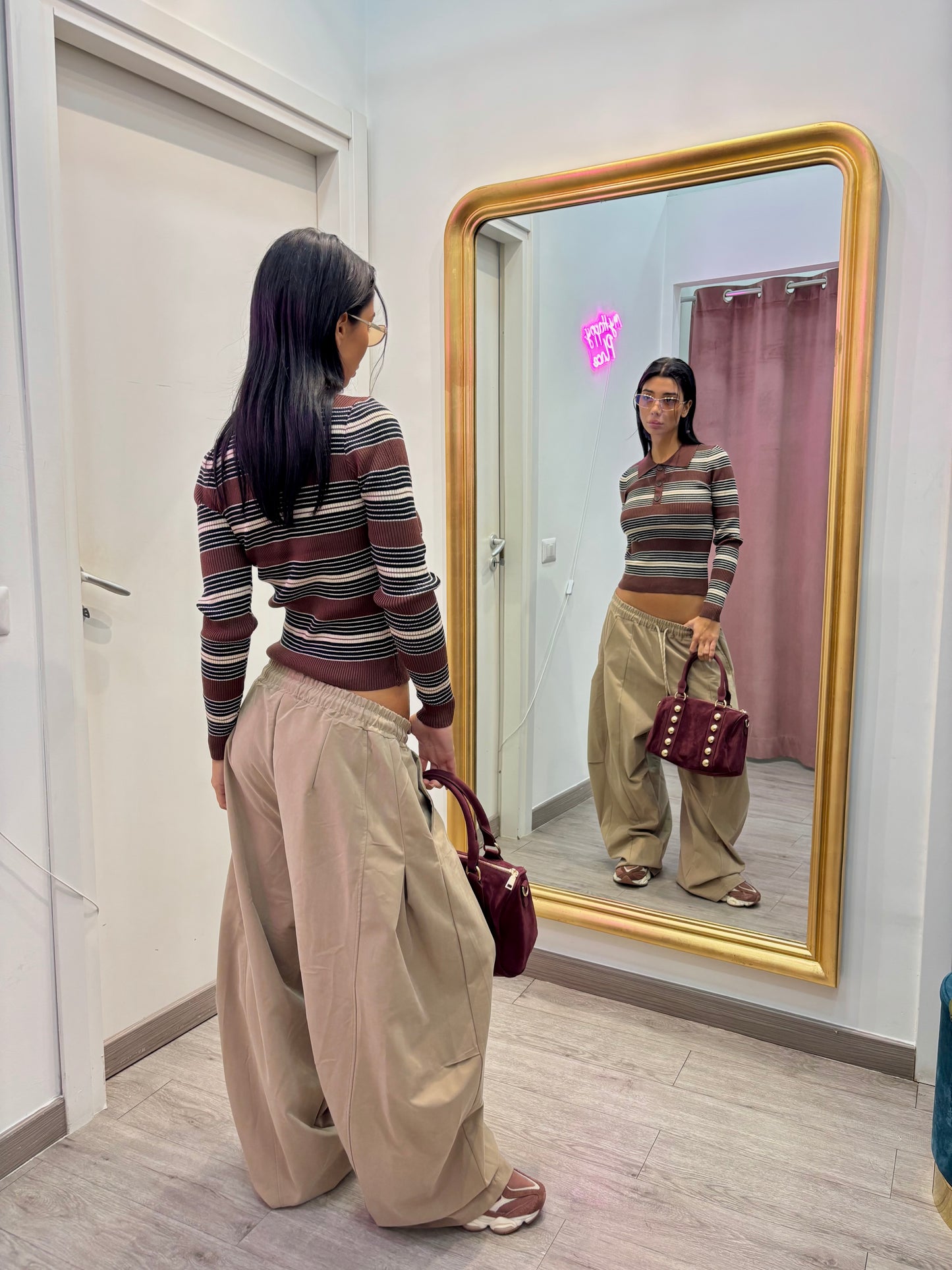 Pantaloni ballon effetto suade ( +colori)