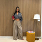 Camicia cropped vichy